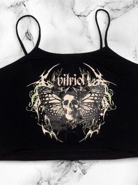 🦋 Vitriol- Deadmoth, Cropped Tank Top 🦋